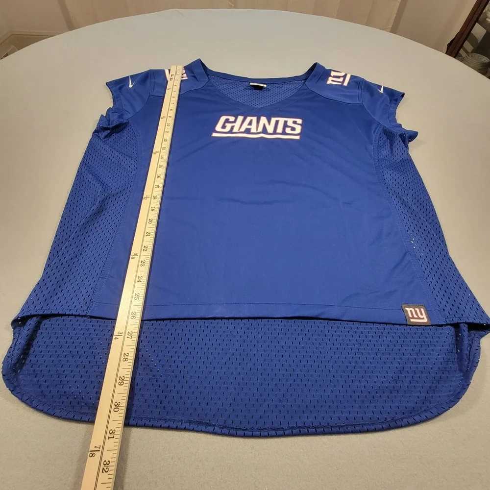 Nike New York Giants Football Jersey Women's Top Size XXL NFL‎ Team Apparel